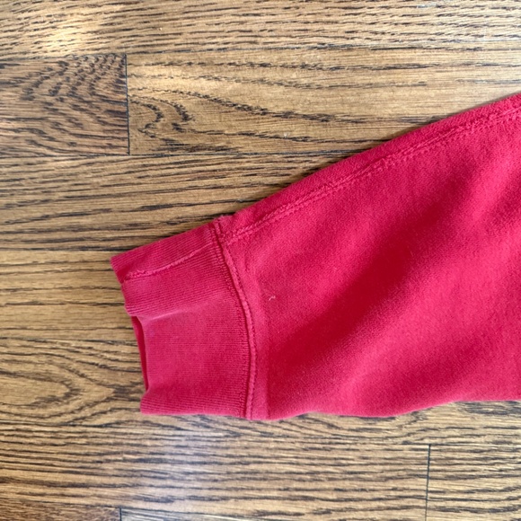 Large Men’s Red Ralph Lauren Polo Zip Up Sweater with Hoodie - Picture 5 of 6